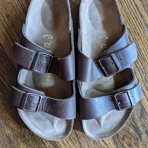 Birkenstock Brown Leather Arizona L10/M8 Like New